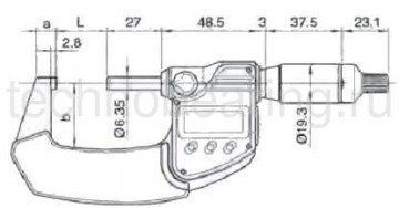 микромеметр 293 quantoMike IP65 схема