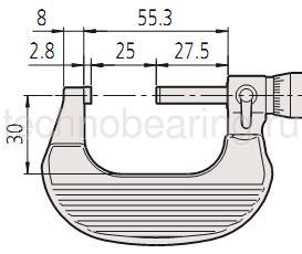 гладкий микрометр 102 схемы 2