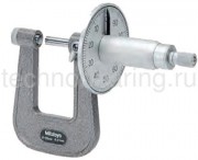 микрометр для листового с циферблатной шкалой металла гладки