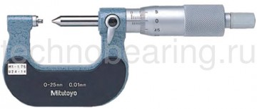 гладкие микрометры для винтовой резьбы серии 125