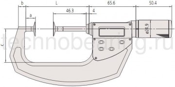 микромеры с дисковыми измерительными наконечниками quicmike схема 1