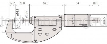 микромеры с дисковыми измерительными наконечниками quicmike серия 227 схема 2