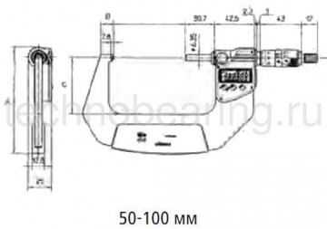 Микрометры для труб серия 395 схема 2