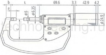 Микрометр с ножевидными поверхностями quickmike схема