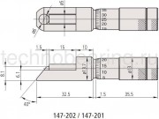 147-212 Микрометры гладкие для измерения швов жестянных банок схема