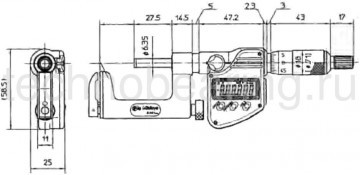 Микромектры цифровые со сменными пятками схема