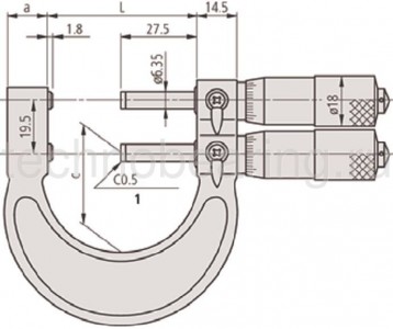 Предельные микрометры схема
