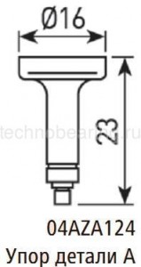 Упор детали А