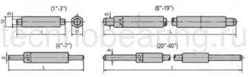 Установочные меры для микрометров Mitutoyo дюймовые схема