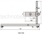 Стойки для микрометров 156-103 схема