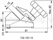 Стойки для микрометров 156-105 схема