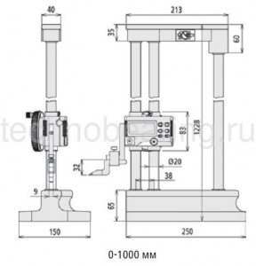 штангенрейсмас Digimatic HD-A схема 2