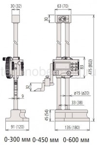 штангенрейсмас Digimatic HD-A схема