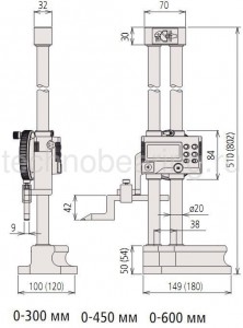 штангенрейсамас Digimatic HDM-A схема