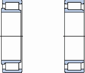  Однорядные цилиндрические роликоподшипники NJG