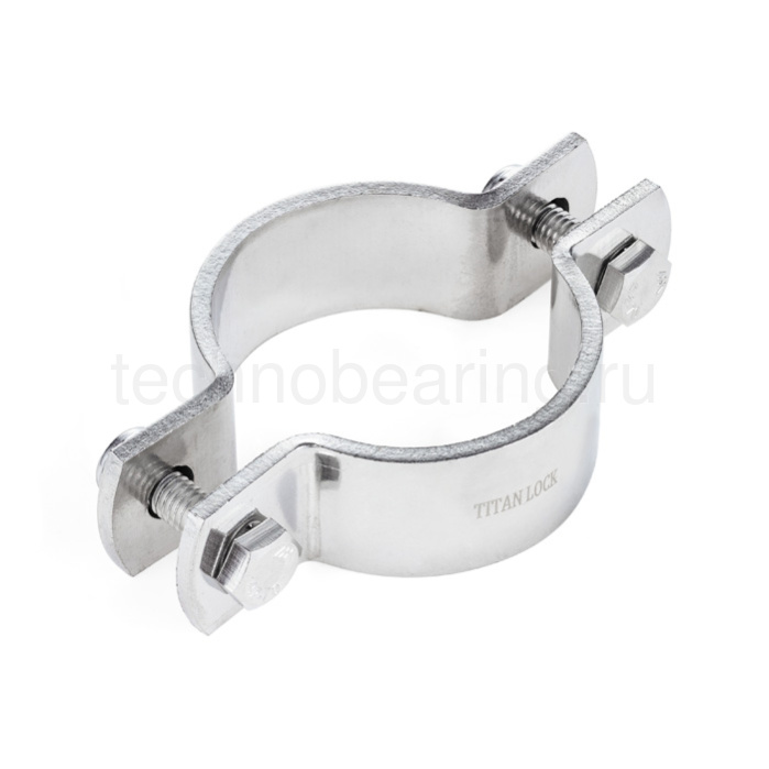 Хомут трубный без ножки DN50 (50,8-53 мм), нерж. 304, TL050FPS TITAN LOCK — изображение товара №1