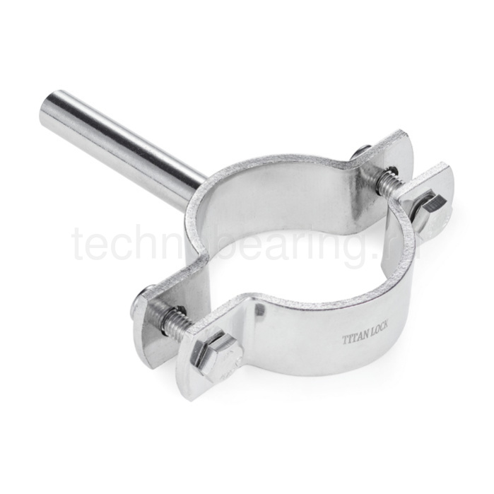 Хомут трубный на ножке DN65 (70 мм), нерж. 304, TL065FPLS TITAN LOCK — изображение товара №1